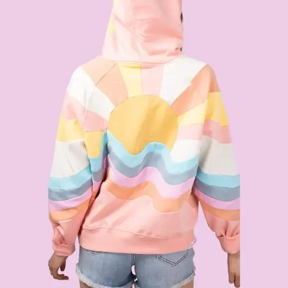 Simply Southern Patched Sun Sweatshirt - Picture 1 of 5